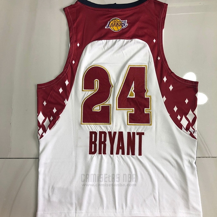 Camiseta All Star 2007 Los Angeles Lakers Kobe Bryant #24 Blanco